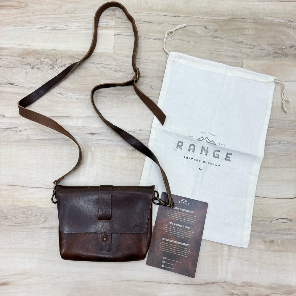 Brown Leather CrossBody Bag